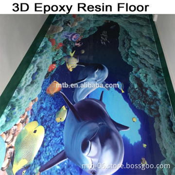 3D Epoxy Resin for Cement Floor